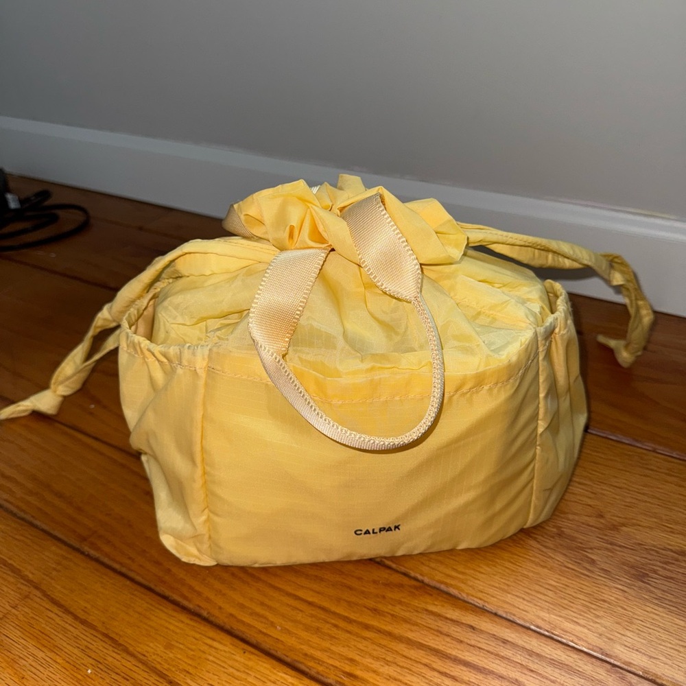 Calpak Yellow Lunch Bag